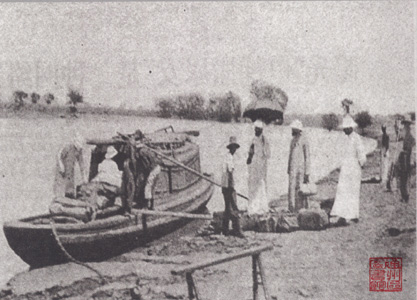 上世纪30年代大运河沧州码头
