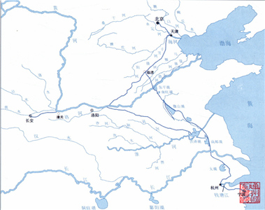 京杭大运河区域内主要自然水系