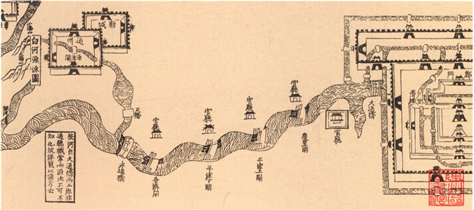 《通粮厅志·通州惠河源流图》之二